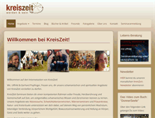 Tablet Screenshot of kreiszeit.de
